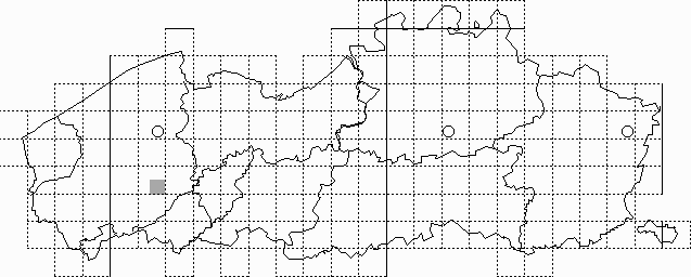 Kaart 64: Wasbeer - Procyon lotor (1986-1997)
